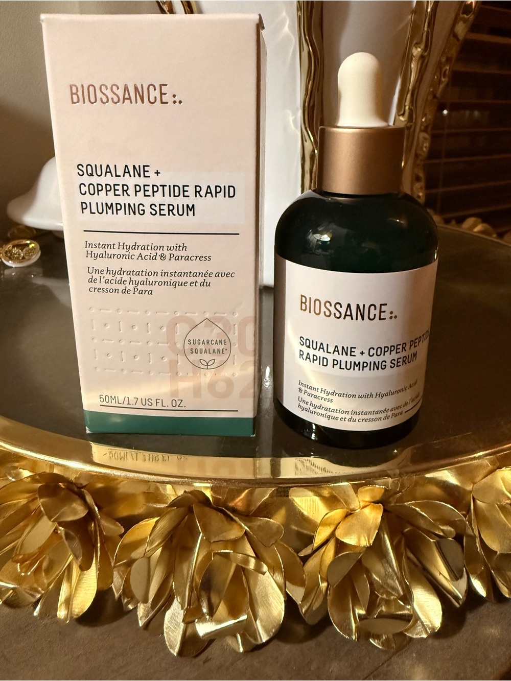 Biossance Squalane + Copper Peptide Rapid Plumping Serum